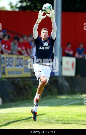 Football - pré saison amicale - Welling United v Charlton Athletic - Park View Road. Nick Pope, gardien de but de Charlton Athletic Banque D'Images