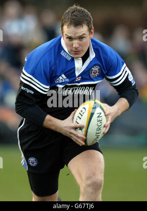 Bath et Northampton. Matt Perry de Bath Rugby Union Club. Banque D'Images