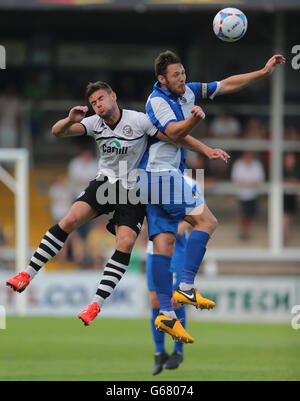 - Football amical d'avant saison - Hereford United v Bristol Rovers - Edgar Street Banque D'Images