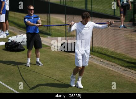 Tennis - 2013 de Wimbledon - Jour 11 - Le All England Lawn Tennis et croquet Club Banque D'Images