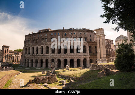 Théâtre de marcellus (teatro di Marcello). Rome Italie Banque D'Images