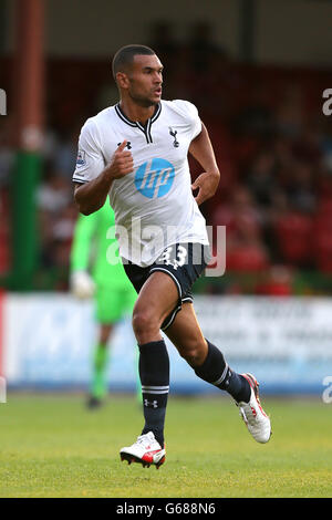 Football - pré-saison amical - Swindon Town / Tottenham Hotspur - County Ground. Steven Caulker, Tottenham Hotspur Banque D'Images