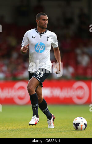 Football - pré-saison amical - Swindon Town / Tottenham Hotspur - County Ground. Steven Caulker, Tottenham Hotspur Banque D'Images