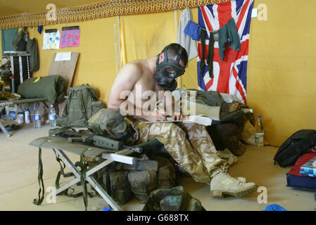 Corps d'assaut aérien Koweït Banque D'Images