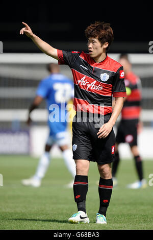 Soccer - pré-saison amicale - Peterborough United v Queens Park Rangers - London Road. Park Ji-Sung, Queens Park Rangers Banque D'Images