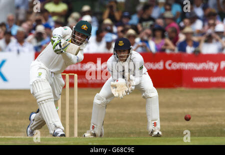 Cricket - Tournée internationale Match - Sussex v Australie - Premier jour - BrightonandHoveJobs.com County Cricket Ground Banque D'Images