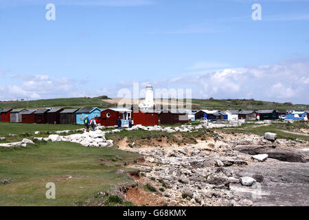 La falaise ET LE LITTORAL DE PORTLAND BILL. DORSET UK. Banque D'Images