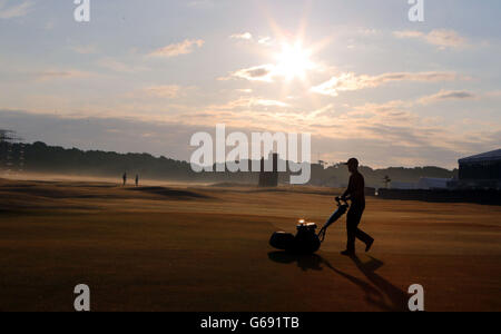 Golf - l'Open Championship 2013 - Jour deux - Muirfield Golf Club Banque D'Images