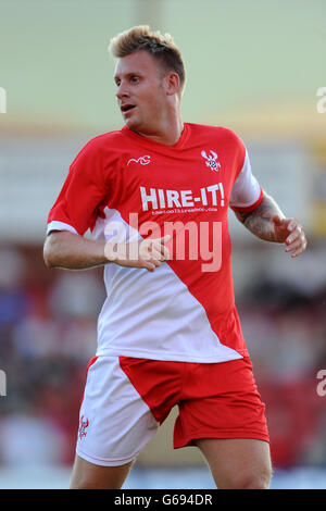 - Football amical d'avant saison - Kidderminster Harriers v Port Vale - Aggborough Banque D'Images