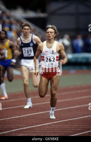 Athlétisme - 1986 Jeux du Commonwealth d'Édimbourg - 400m hommes - Demi-finale, stade Meadowbank Banque D'Images