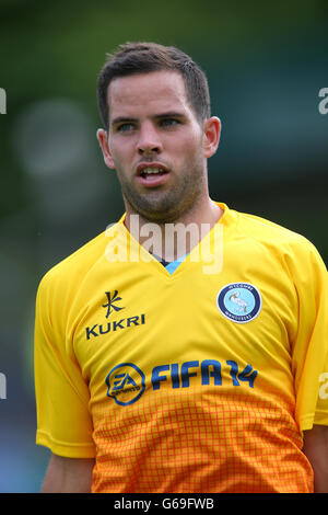 Football - pré-saison - Wycombe Wanderers / Aston Villa - Adams Park. Sam Wood, Wycombe Wanderers Banque D'Images