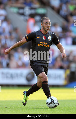 Football - pré-saison - Notts County / Galatasaray - Meadow Lane. Nordin Amrabas, Galatasaray Banque D'Images