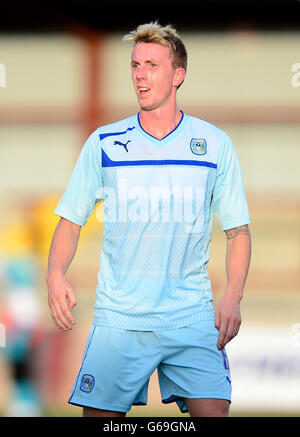 Football - pré-saison - Fleetwood Town / Coventry City - Highbury Stadium. Craig Reid, Coventry City Banque D'Images