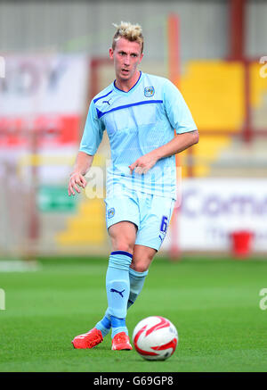 - Football amical d'avant saison - Fleetwood Town v Coventry City - stade de Highbury Banque D'Images