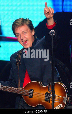 Paul McCartney - De retour en World Tour Banque D'Images