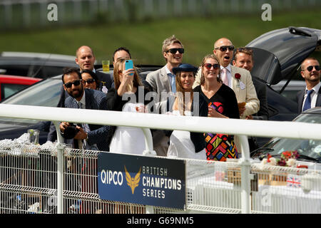 Les courses de chevaux - 2013 Glorious Goodwood Festival - Jour 5 - Goodwood Racecourse Banque D'Images