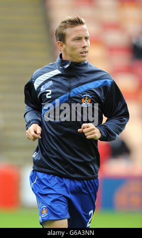 Football - Scottish Premiership - Aberdeen v Kilmarnock - Pittodrie Stadium. Jeroen Tesselaar, Kilmarnock Banque D'Images