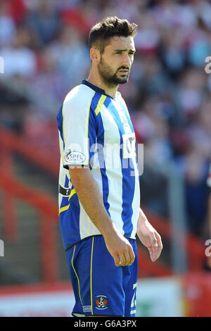 Football - Scottish Premiership - Aberdeen v Kilmarnock - Pittodrie Stadium. Rory McKeown, Kilmarnock Banque D'Images