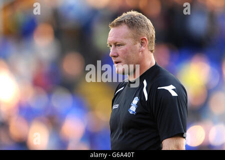 Football - Capital One Cup - première partie - Birmingham City / Plymouth Argyle - St Andrew's.Steve Watson, entraîneur de la première équipe de Birmingham City Banque D'Images