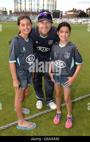 Cricket - T20 - La vie d'amis Groupe Sud - Surrey v Kent - Les Spitfires Kia Oval Banque D'Images