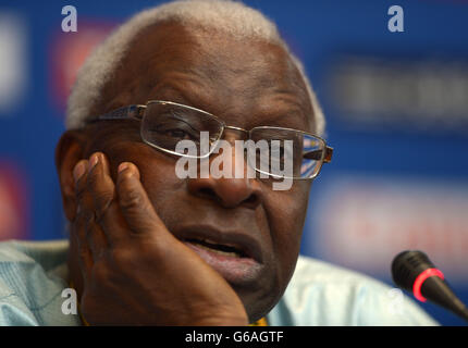 Athlétisme - Championnats du monde d'athlétisme de l'IAAF 2013 - Conférence de presse de l'IAAF - Moscou Banque D'Images
