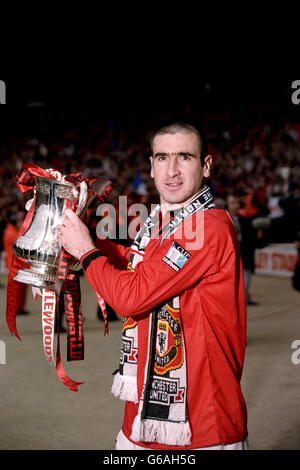 Football - FA Cup - Littlewoods Final - Manchester United v Liverpool Banque D'Images