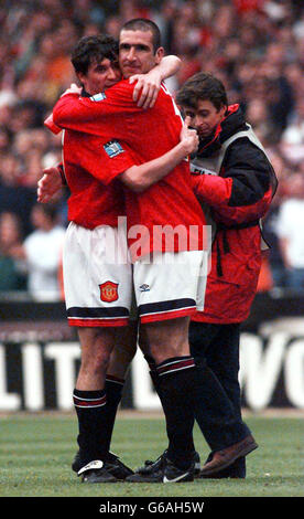 Football - FA Cup - Littlewoods Final - Manchester United v Liverpool Banque D'Images