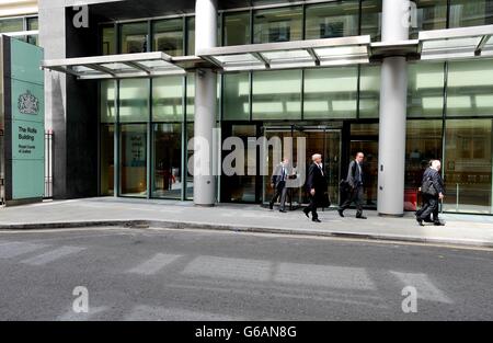 London stock tribunaux Banque D'Images