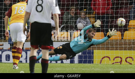 Soccer - Scottish Premiership - Motherwell v Aberdeen - Fir Park Banque D'Images