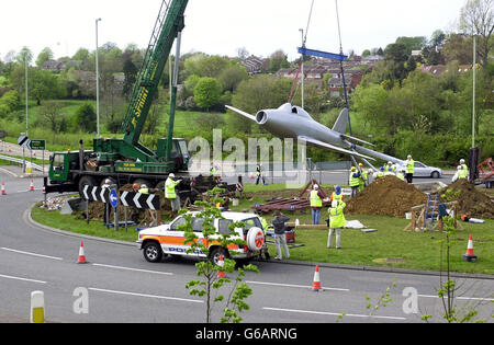 Sir Frank Whittle aéronefs memorial Banque D'Images