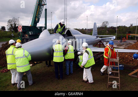 Sir Frank Whittle aéronefs memorial Banque D'Images