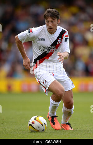 Football - Championnat Sky Bet - Watford / Bournemouth - Vicarage Road.Harry Arter, AFC Bournemouth Banque D'Images