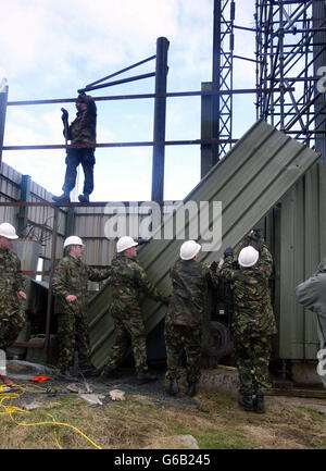 Armagh Cloghoge Watchtower Banque D'Images