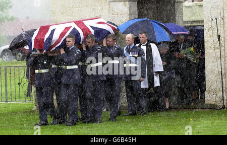 Service commémoratif de la DEUXIÈME GUERRE MONDIALE - Warburton Banque D'Images