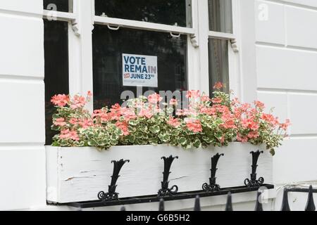 Londres, Royaume-Uni. 23 Juin, 2016. Banner à Londres 23/06/2016 Credit : dpa/Alamy Live News Banque D'Images