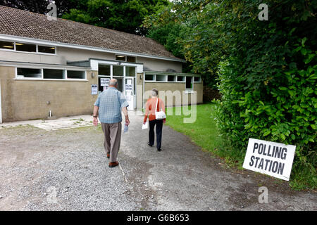 Warminster, Wiltshire, Royaume-Uni. 23 Juin 2016.eu référendum bureau de vote de Warminster, Wiltshire, Royaume-Uni Crédit : Andrew Harker/Alamy Live News Banque D'Images