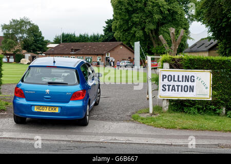 Warminster, Wiltshire, Royaume-Uni. 23 Juin 2016.eu référendum bureau de vote de Warminster, Wiltshire, Royaume-Uni Crédit : Andrew Harker/Alamy Live News Banque D'Images