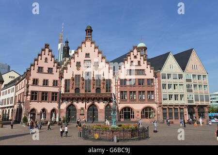 Cityhall Romer, Francfort sur le Main, Hesse, Allemagne/RÃ¶mer | conditions dans le monde entier Banque D'Images