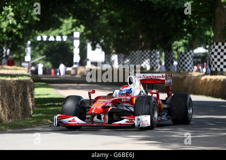 Goodwood, West Sussex, UK. 24 Juin, 2016. Ferrari F1 voiture, Goodwood, West Sussex, UK, 24.6.16 Crédit : Malcolm Greig/Alamy Live News Banque D'Images