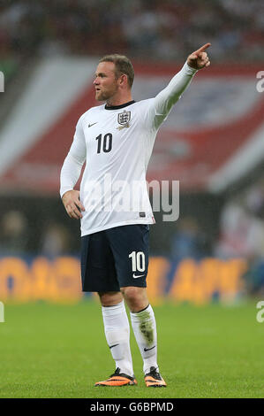 Football - Vauxhall International friendly - Angleterre v Ecosse - Wembley Stadium. Wayne Rooney, Angleterre Banque D'Images