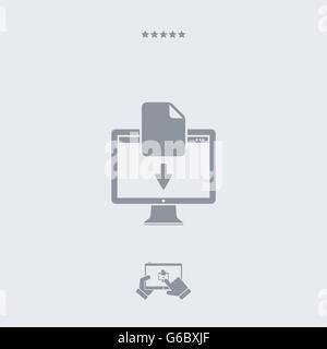 L'icône de téléchargement, télécharger, télécharger vecteur symbole, télécharger, télécharger l'application de conception, ordinateur portable Télécharger Télécharger Télécharger la photo, JPG, Illustration de Vecteur