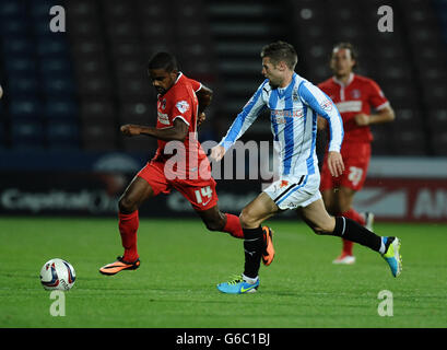 Soccer - Capital One Cup - Deuxième tour - Huddersfield Town v Charlton Athletic - John Smith's Stadium Banque D'Images