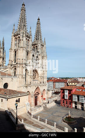 La Cathédrale de Burgos sur Camino de Santiago Banque D'Images