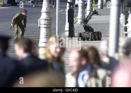 L'unité de neutralisation des bombes à Dublin Banque D'Images