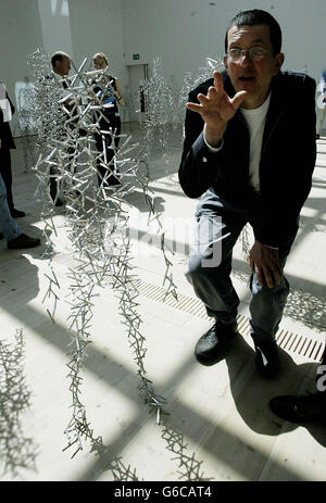 Antony Gormley - Exposition sur le terrain de domaine Banque D'Images