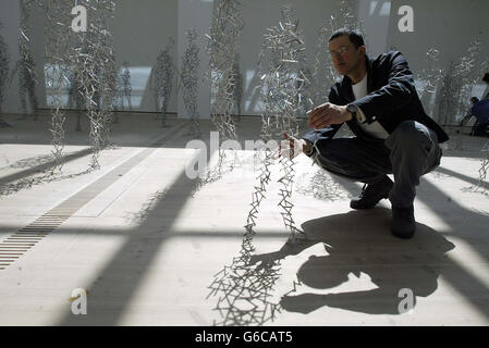 Antony Gormley - Exposition sur le terrain de domaine Banque D'Images