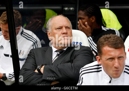 Football - Barclays Premier League - Newcastle United / Fulham - St.James' Park. Martin Jol, gestionnaire, FC Fulham Banque D'Images