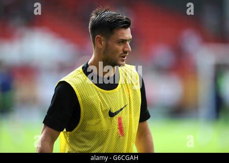 Football - Championnat Sky Bet - Charlton Athletic / Middlesbrough - The Valley. Johnnie Jackson, capitaine de Charlton Athletic Banque D'Images