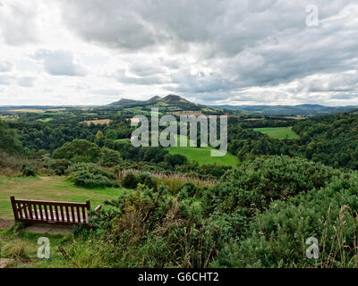 Scott's View dans la région des Scottish Borders, Scotland Banque D'Images