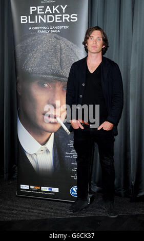 Cillian Murphy arrive à un gala de projection de Peaky Blinders au BFI, Londres. APPUYEZ SUR ASSOCIATION photo. Date de la photo: Mercredi 21 août 2013. Crédit photo devrait se lire: Ian West/PA Wire Banque D'Images